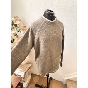 Alf + Kuhl Grey/Beige Sweatshirt Medium